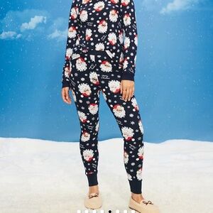 JOLLY SANTA WAFFLE PAJAMA SET - NWT TALL